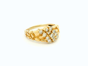 VINTAGE MID-CENTURY DIAMOND RING 14ct GOLD