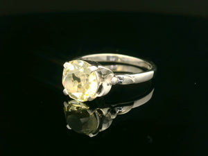 MID-CENTURY LEMON CITRINE 9ct GOLD