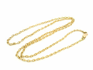 VINTAGE 56cm CHAIN 9ct GOLD