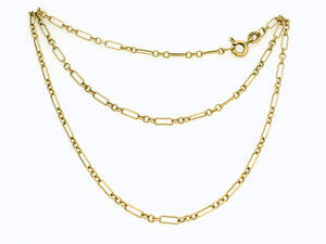 VINTAGE ITALIAN 64cm CHAIN 9ct GOLD