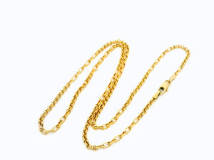 VINTAGE ITALIAN 44cm CHAIN 9ct GOLD