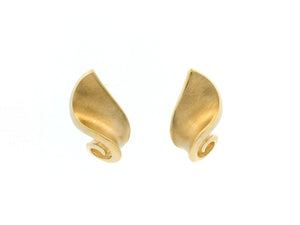 RETRO c1980’s EARRINGS 9ct GOLD