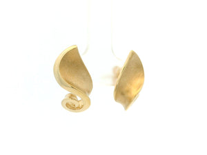 RETRO c1980’s EARRINGS 9ct GOLD