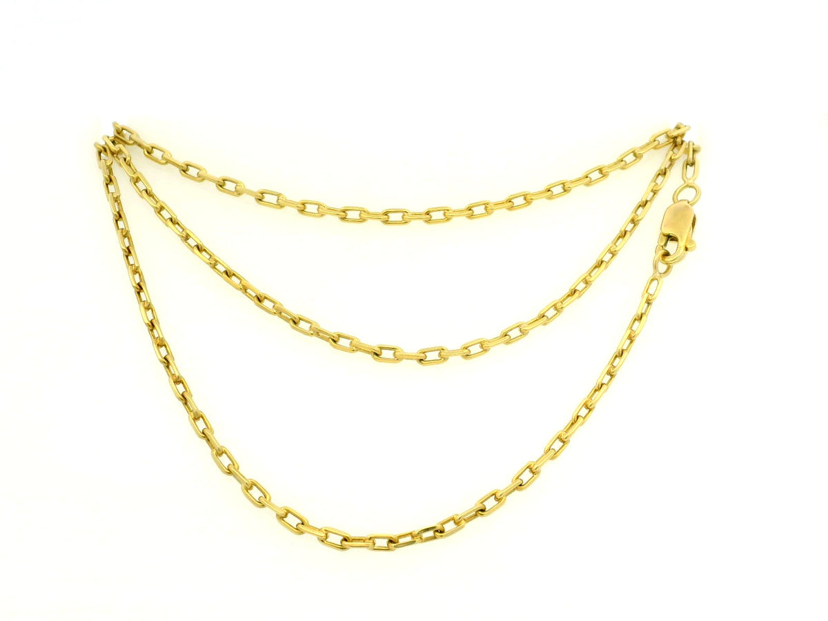 VINTAGE 10.78g PAPER-LINK CHAIN 18ct GOLD