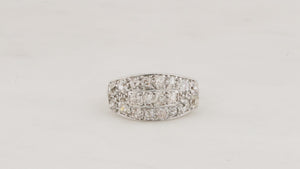 ANTIQUE EDWARDIAN 1.23ct OLD MINE CUT DIAMOND RING PLATINUM