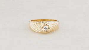 VINTAGE .25ct SOLITAIRE RING 18ct GOLD