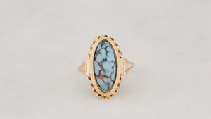 VINTAGE TURQUOISE RING 18ct GOLD