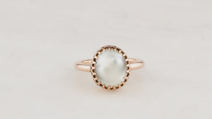 ANTIQUE VICTORIAN PEARL RING 15ct GOLD