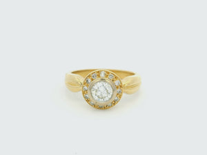 VINTAGE .72ct DIAMOND RING 18ct GOLD