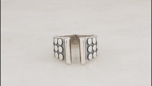 MID-CENTURY SCANDI STERLING SILVER RING