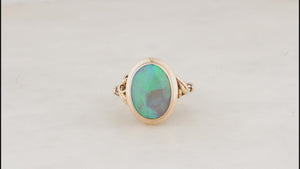 VINTAGE OPAL RING 14ct GOLD
