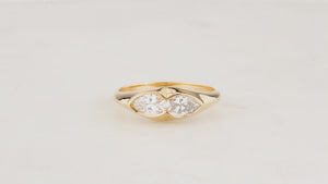 CONTEMPORARY 1ct DIAMOND RING IN 18ct GOLD