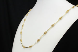 VINTAGE ESTATE FANCY LINK CHAIN ON 18ct YELLOW GOLD