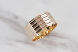 VINTAGE ESTATE RIDGED 9mm CIGAR BAND