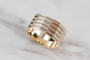 VINTAGE ESTATE RIDGED 9mm CIGAR BAND