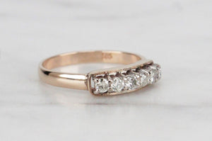 VINTAGE ESTATE c1970’s DIAMOND RING ON 14ct YELLOW GOLD