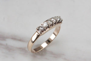 VINTAGE ESTATE c1970’s DIAMOND RING ON 14ct YELLOW GOLD