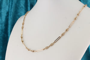 VINTAGE ITALIAN FANCY LINK CHAIN ON 9ct YELLOW GOLD